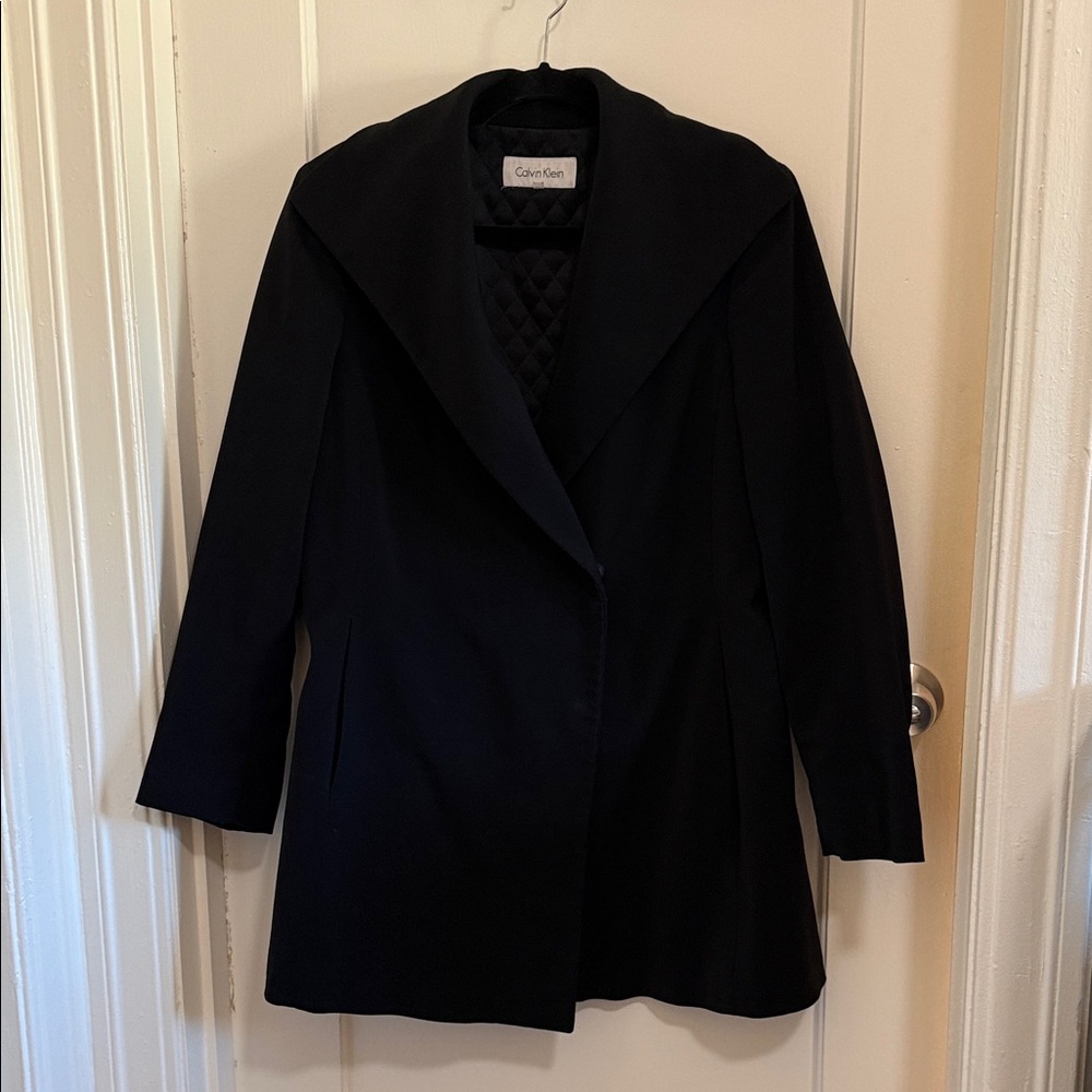 Calvin Klein Women's Black Trench Coat
